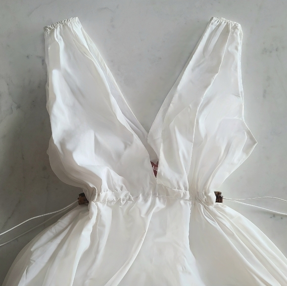 STAUD Waterfall Maxi Dress, White, Size Small, NWT - Picture 11 of 16